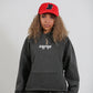 CROPPED SLATE HOODIE