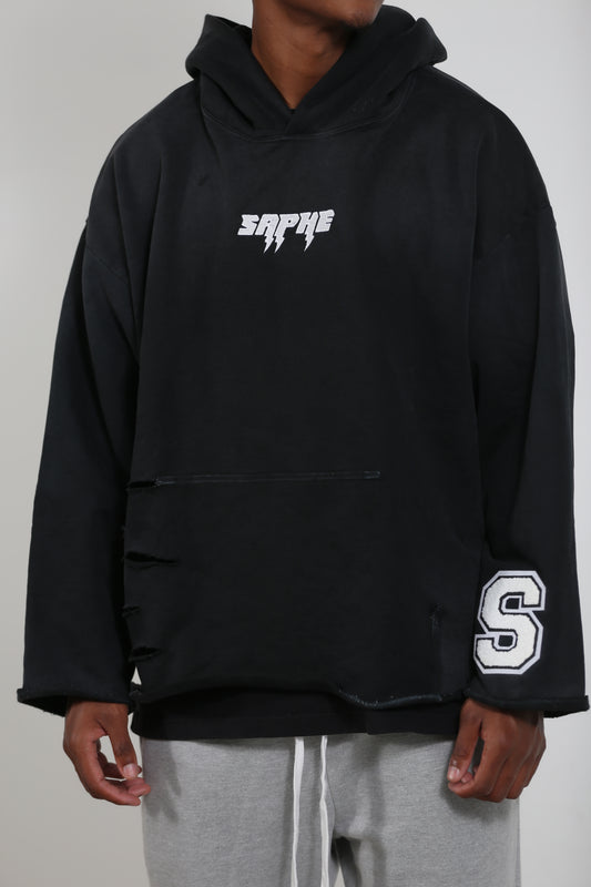 CROPPED MIDNIGHT HOODIE