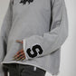 CROPPED CEMENT HOODIE